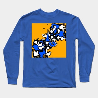 Blue yellow complementary Long Sleeve T-Shirt